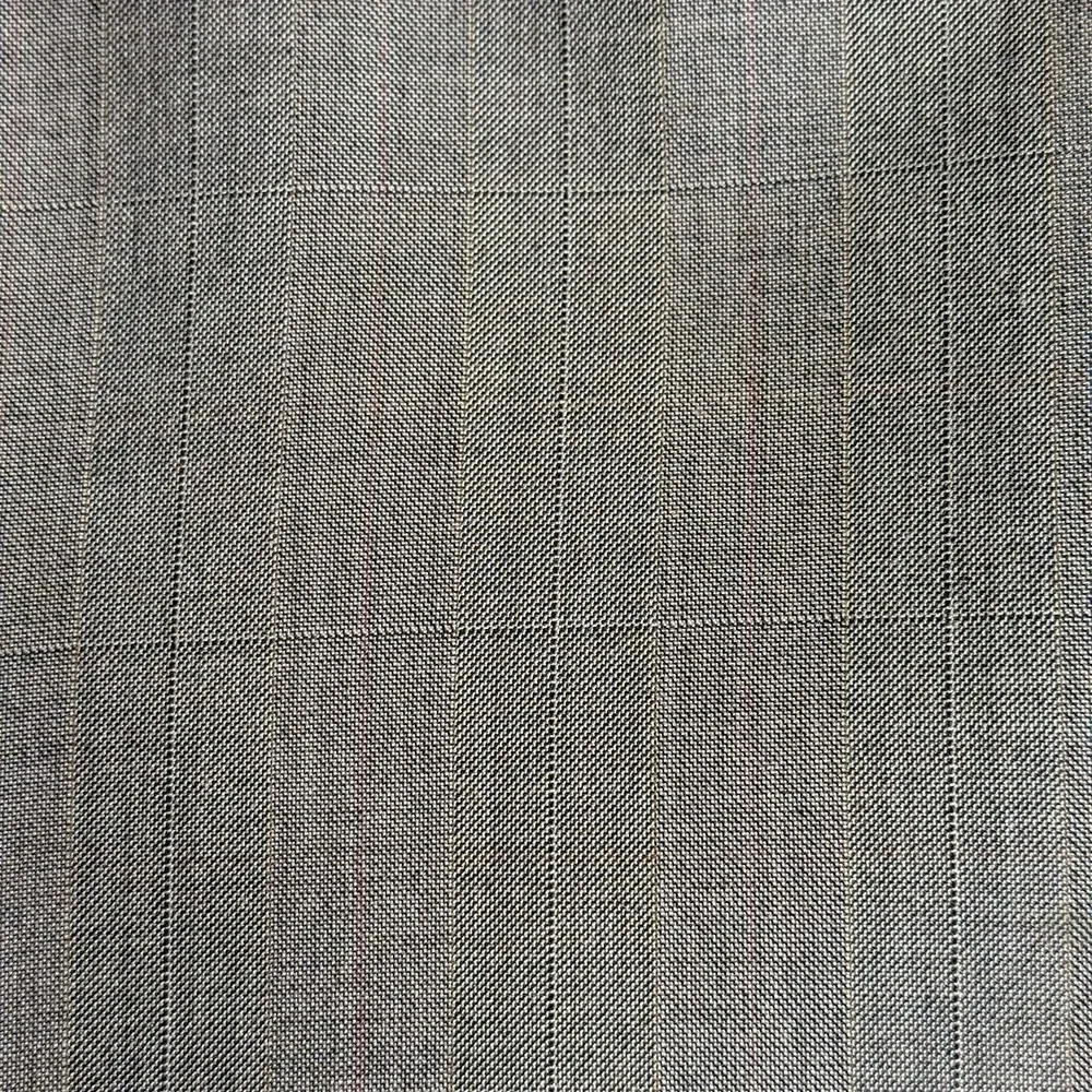 Vintage Adams Row Anderson Little Gray Plaid Windowpane 2Pc‎ Mens Suit 40R 31x28